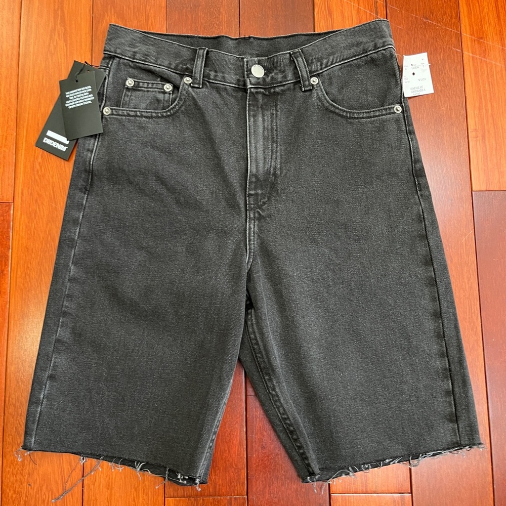 NWT Drdenim cut off style Denim Black ladies Shorts